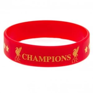 Image of Liverpool FC Champions Of Europe Silicone Wristband