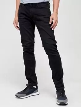Image of HUGO Hugo 734 Extra Slim Fit Jeans - Charcoal, Size 32, Length Regular, Men