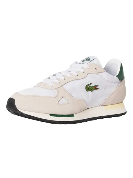 Image of Lacoste Partner 70S 124 1 SMA Trainers White/Dark Green 8 UK