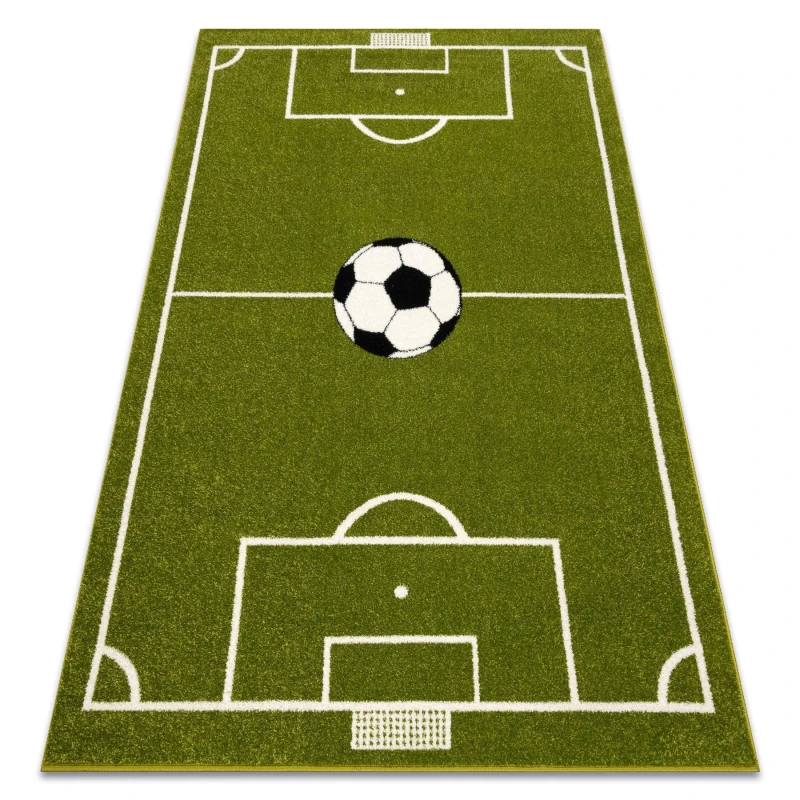 Image of RugsX Boisko Rug in Green Size: 100cm x 160cm Green Unisex 100cm x 160 cm