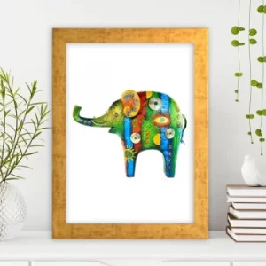 Image of AC1932132 Multicolor Decorative Framed MDF Painting