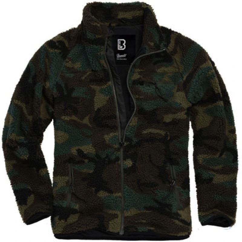 Image of Brandit Teddy Fleece Jacket Between-seasons Jacket woodland XL Men