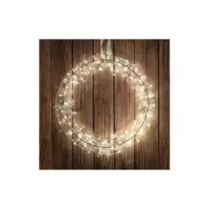 Image of Christmas Time Crystal Gem Wreath Light