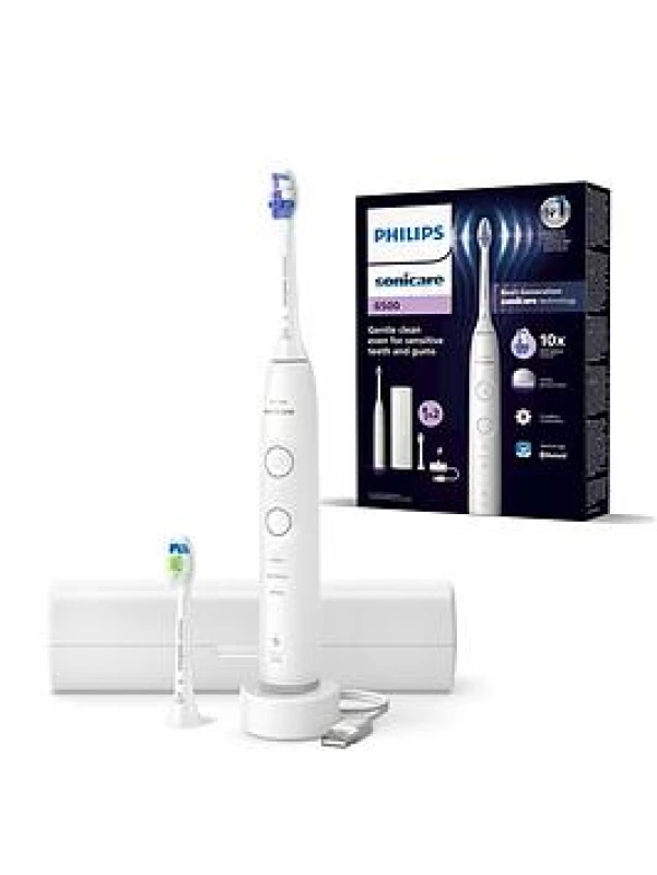 Image of Philips Sonicare Series 6500 Electric Toothbrush -White