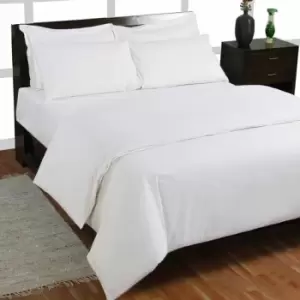 Image of Dark Charcoal Grey Continental Egyptian Cotton Duvet Cover Set 1000 Thread Count, 155 x 200cm - Dark Charcoal Grey - Dark Charcoal Grey - Homescapes