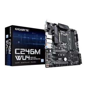 Image of Gigabyte C246M WU4 Intel Socket LGA1151 H4 Motherboard