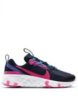 Image of Nike Renew Element 55 Childrens Trainers - Blue Multi