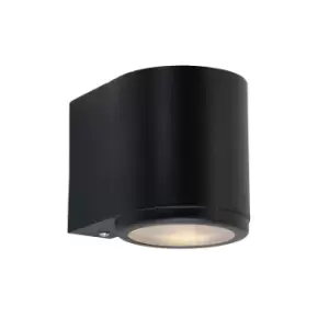 Image of Mandal Outdoor 1 Light Down Wall Light Black , IP44, GU10