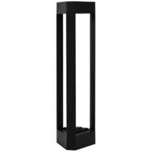 Image of Hillsboro 50cm Outdoor Bollard Black Aluminium LED 9W 715Lm 3000K IP54 - Merano