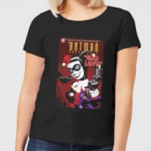 Image of DC Comics Batman Harley Mad Love Womens T-Shirt - Black - M