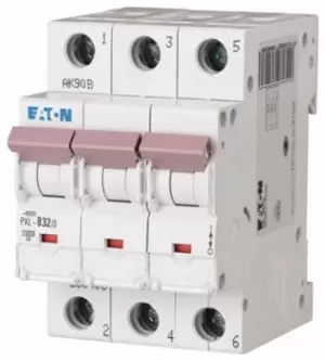 Image of Eaton xPole 32A MCB Mini Circuit Breaker3P Curve D, Breaking Capacity 10 kA