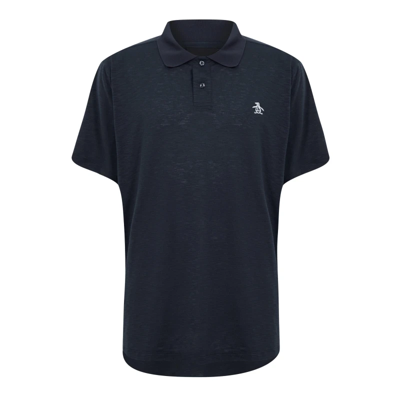 Image of Original Penguin Polo - Blue Blue S