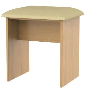 Image of Robert Dyas Edina Ready Assembled Dressing Table Stool - Modern Oak