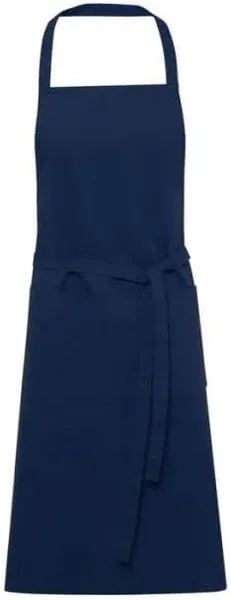 Image of Portwest Cotton Bib Apron S840NAR Colour: Navy