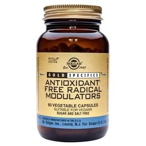 Image of Solgar Gold Specifics Antioxidant Free Radical Modulators 60 vegicaps