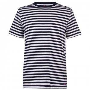 Image of Albam Utility Pocket Long Sleeve T-Shirt - Navy/White