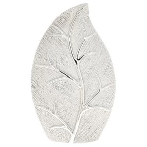 Image of Leaf Wide Vase Champagne Small