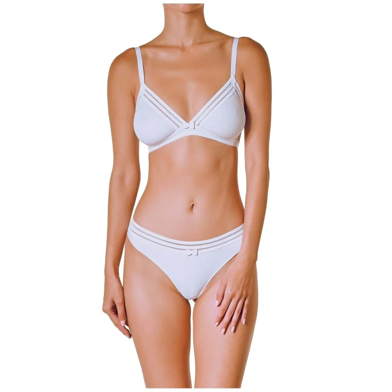 Image of Huit Womens cotton bra Huit Blanc Female 85B