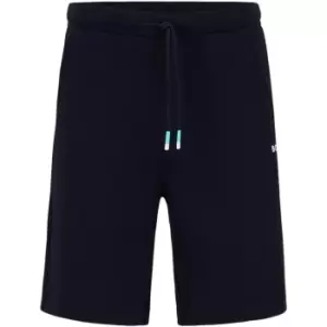 Image of BOSS Embroidered Logo Shorts - Blue