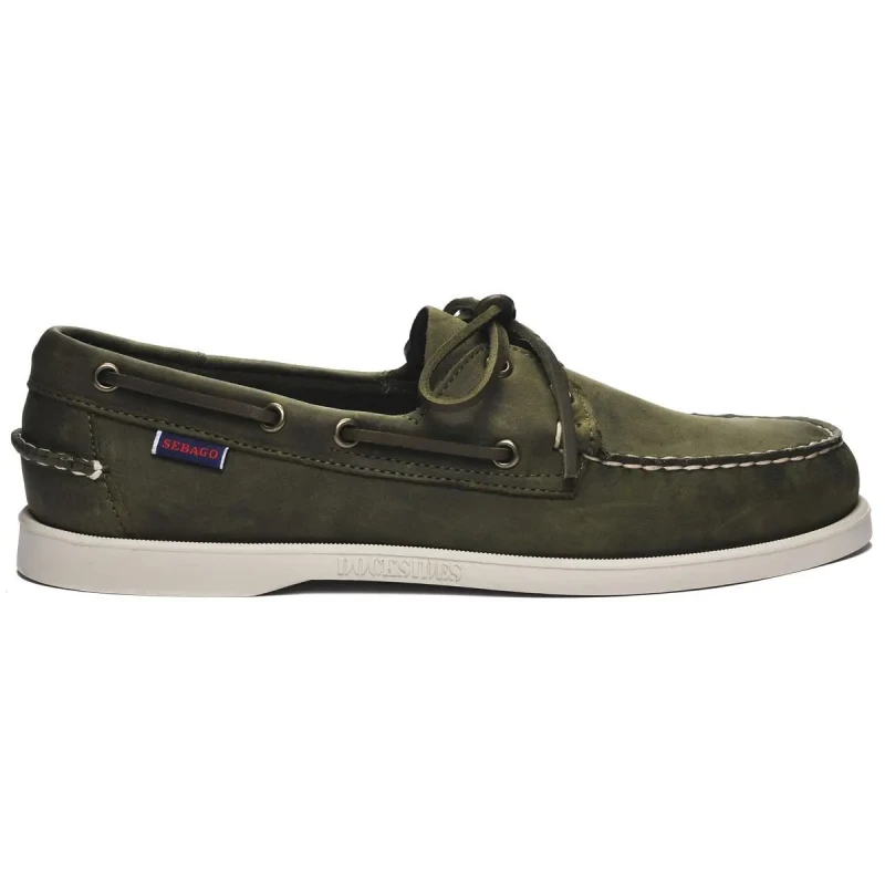 Image of Sebago Boat shoes Sebago Docksides Crazy Vert Male 41