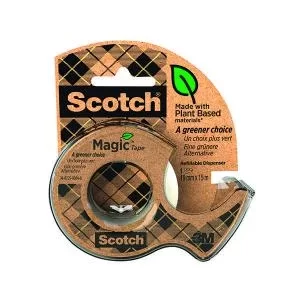 Image of Scotch Magic Tape A Greener Choice 19mm x 15m Single Roll 7100261907