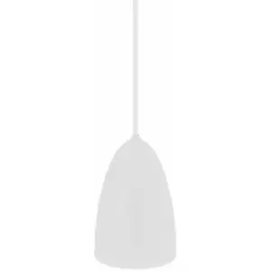 Image of Nordlux Nexus Small Dome Pendant Ceiling Light White/Telegrey, GU10