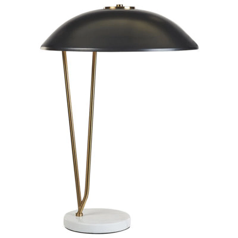 Image of Beliani Industrial Table Lamp Danto Metal Black