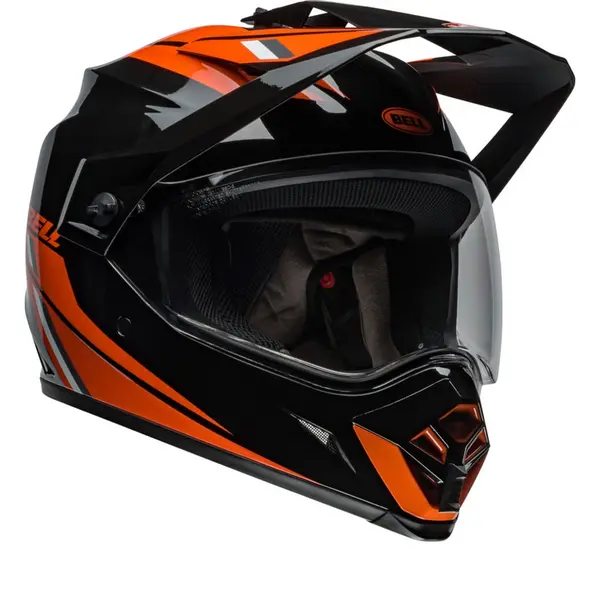 Image of Bell MX-9 Adventure MIPS Alpine Black Orange Adventure Helmet Size L