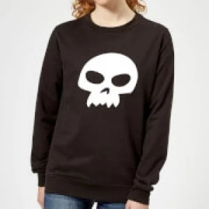Image of Toy Story Sid's Skull Womens Sweatshirt - Black
