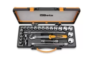 Image of Beta Tools 920A/C20 25pc 1/2" Sq Dr Hex Socket & Accessory Set 009200948