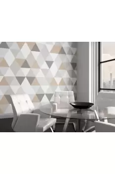 Image of Geometric Wall Mural