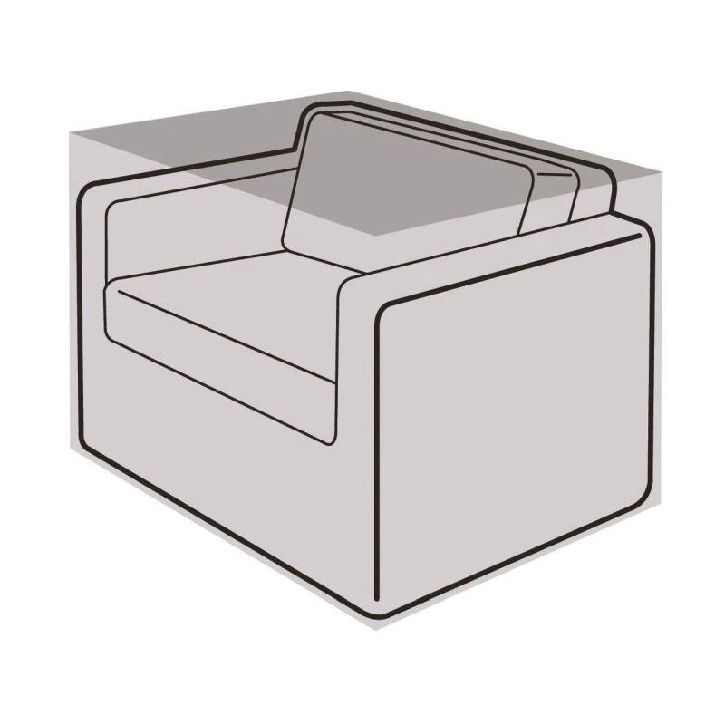 Image of Garland Large Armchair Cover Black, 5 Year Warranty W3650