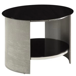 Image of Jual San Marino Grey Ash Round Lamp Table