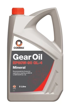 Image of EP80W-90 GL-4 Gear Oil - 5 Litre GO45L COMMA