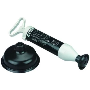 Image of Wickes Pump Action Drain Blaster Cup - 152mm