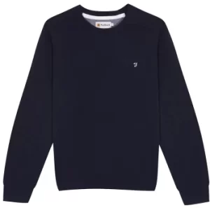 Image of Farah Mens Stern Crew Neck Knit True Navy Large