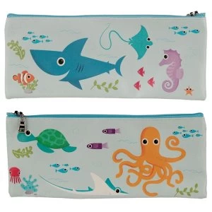 Image of Sealife Design Novelty Pencil Case