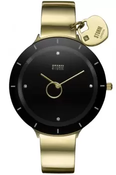 Image of Ladies Storm Liana Gold Black Watch 47514/GD/BK