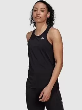 Image of adidas Own The Run Tank Top - Black, Size XS, Women