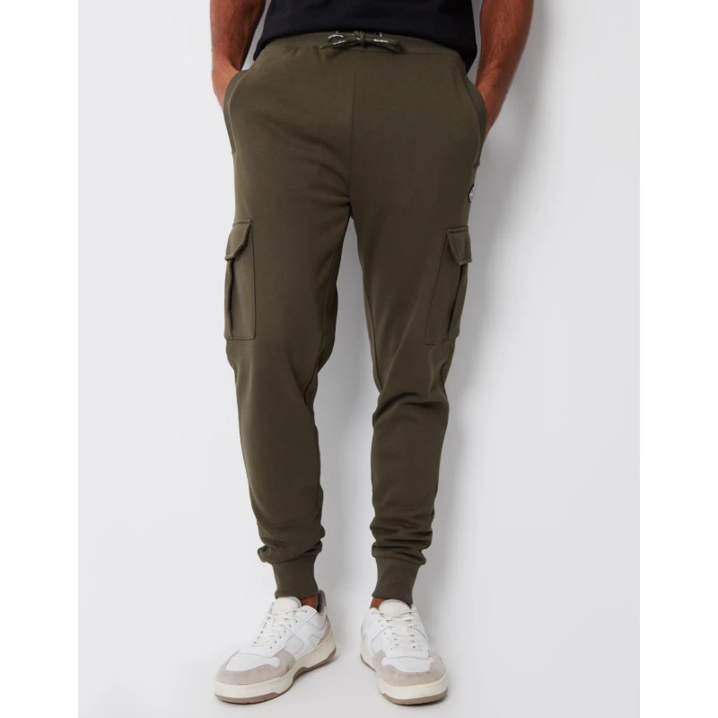 Image of Threadbare Threadbare Men 'Stefan' Cargo Style Joggers in Khaki Size: X-Large Khaki XL Male 7625914884299