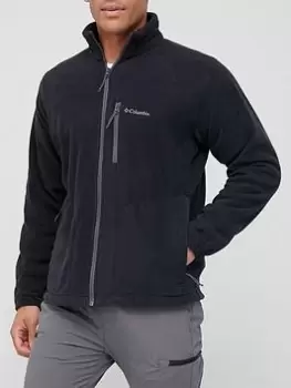 Image of Columbia Fast Trek Full Zip Fleece - Black, Size S, Men