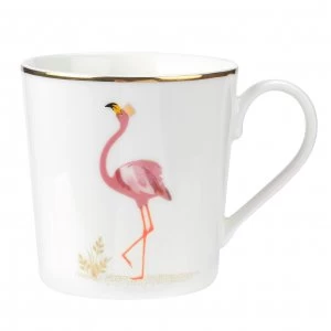 Image of Sara Miller for Portmeirion Piccadilly Flamboyant Flamingo Mug