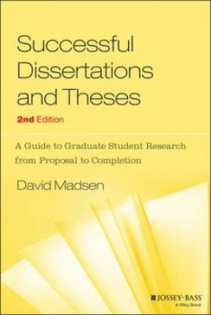 Image of Successful Dissertations and Theses by David Madsen Book