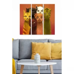 Image of MDF315384488 Multicolor Decorative MDF Painting (3 Pieces)