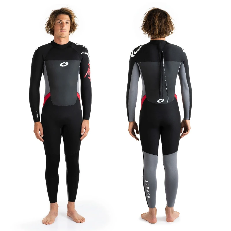 Image of Osprey Action Sports Mens Origin Wetsuit Winter Neoprene Wetsuit Size Red Size: XS Red Unisex XS