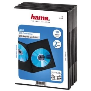 Image of Hama Slim Double DVD Jewel Case