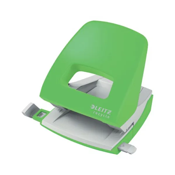 Image of Leitz Recycle NeXXt Hole Punch 30 Sheets Green 50030055