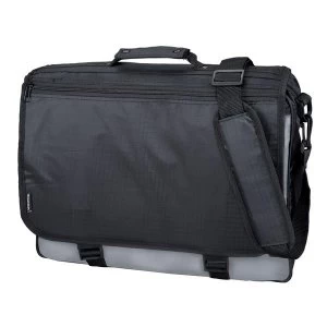 Image of Lightpak WAVE Polyester Messenger Bag BlackGrey