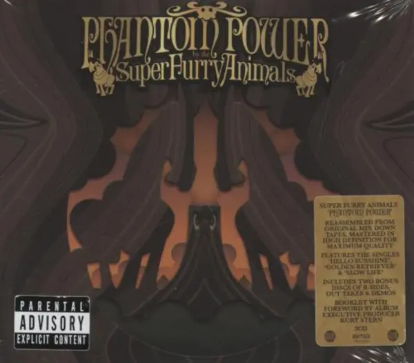 Image of Super Furry Animals Phantom Power: Remastered - Sealed 2023 UK 3-CD set BMGCAT799TCD