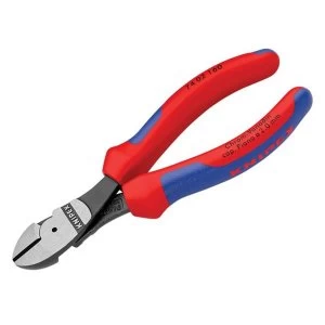 Image of Knipex High Leverage Diagonal Cutters Multi-Component Grip 200mm (8in)